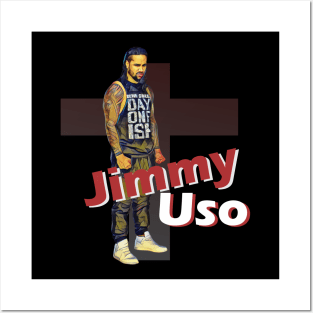 wrestle jimmy uso Posters and Art